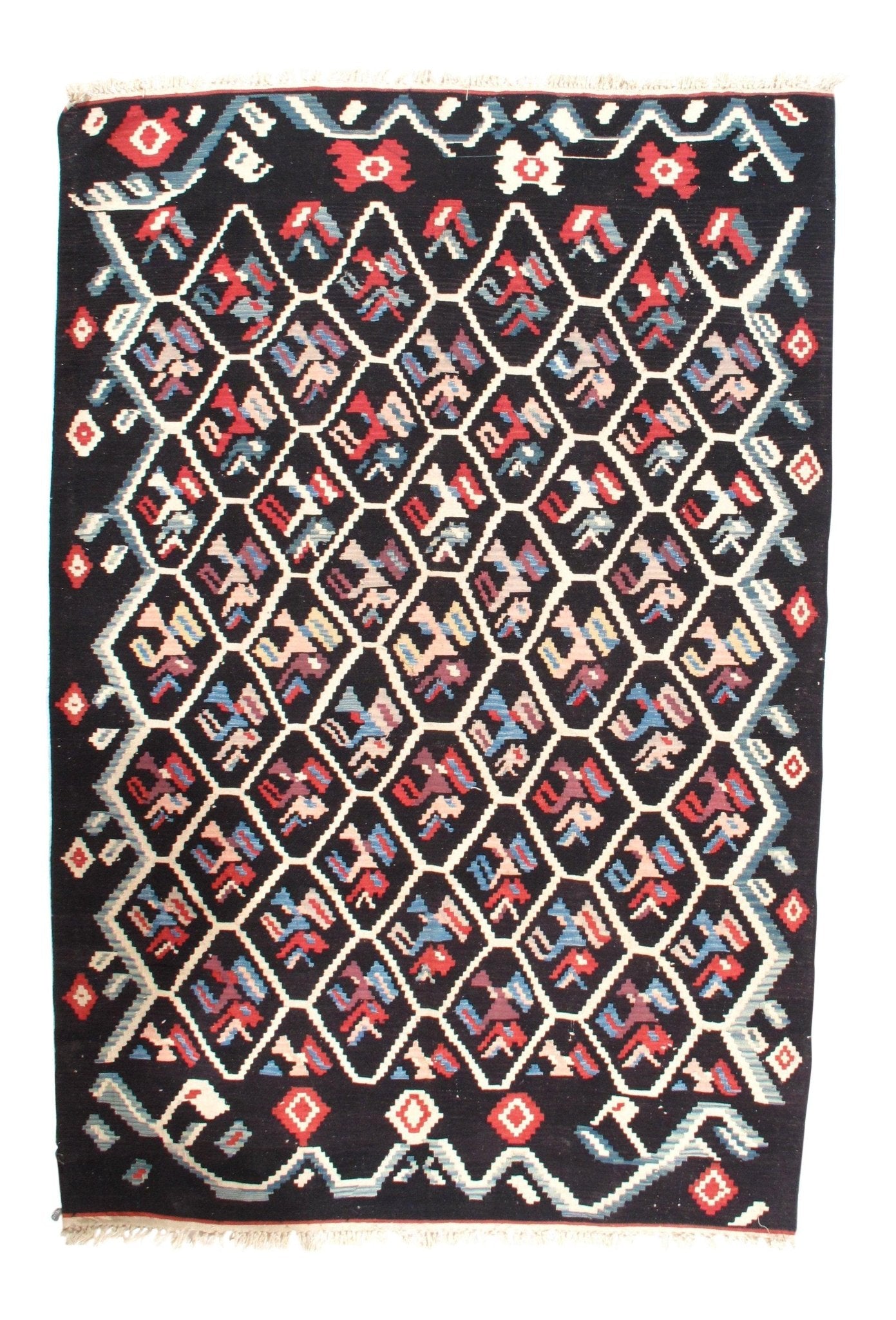 Canvello Turkish Kilim Rug - 6'1" x 9'1" - Canvello