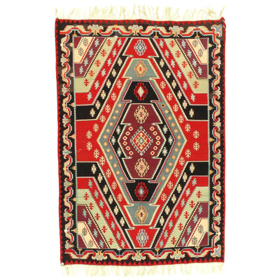 Canvello Turkish Kilim Rug - 6'6" x 9'8" - Canvello