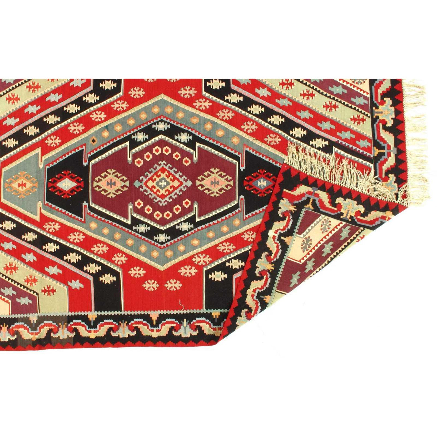 Canvello Turkish Kilim Rug - 6'6" x 9'8" - Canvello