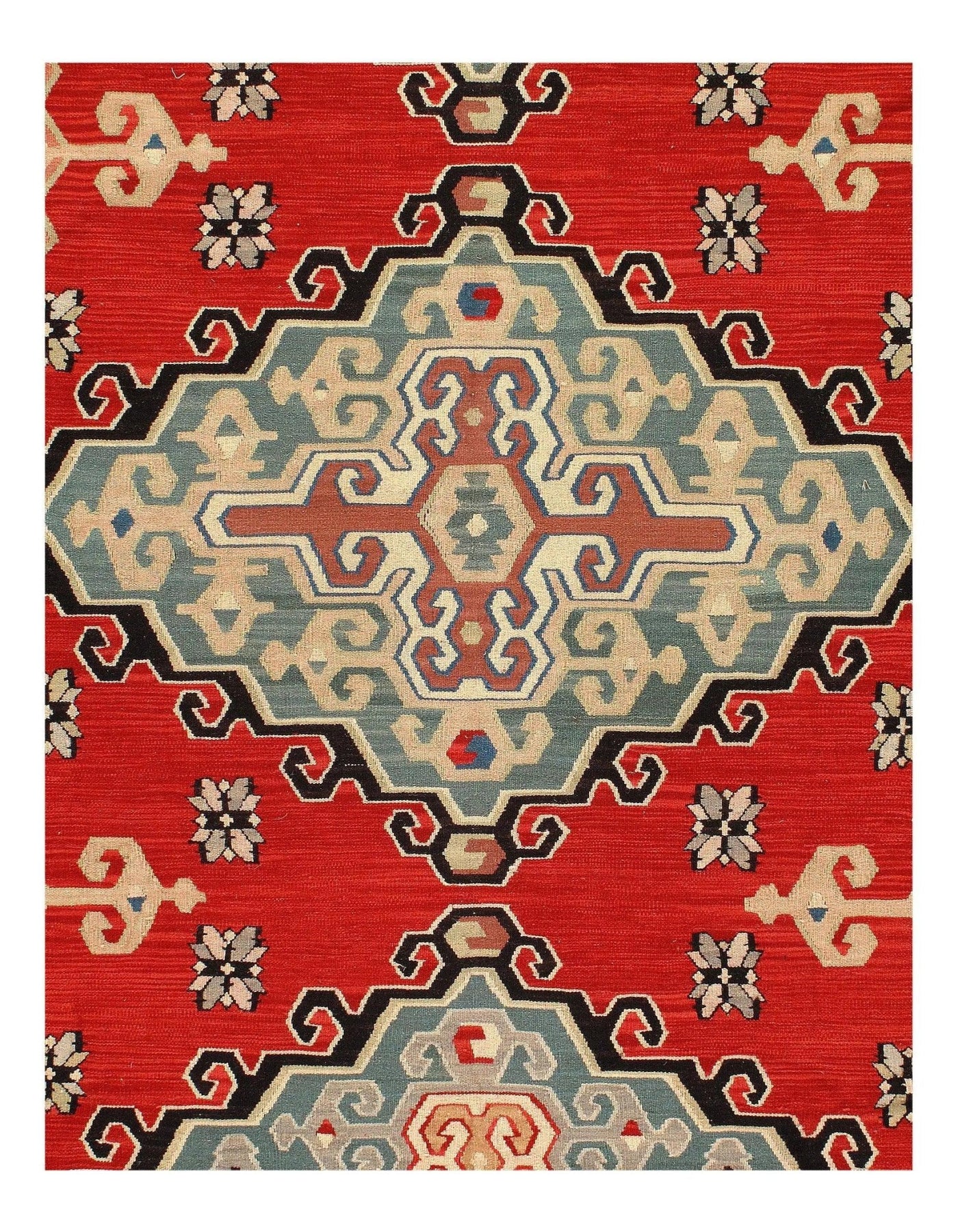 Canvello Turkish Kilim Rug - 8'11" x 11'5" - Canvello