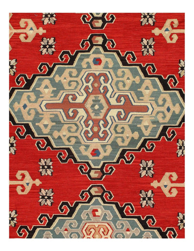 Canvello Turkish Kilim Rug - 8'11" x 11'5" - Canvello