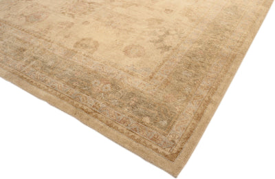 Canvello Turkish Oushak Hand-Knotted Lamb's Wool Area Rug- 7'11" X 10'