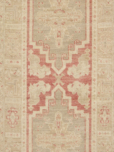 Canvello Turkish Oushak Hand - Knotted Wool Runner - 2'11" X 12'9" - Canvello