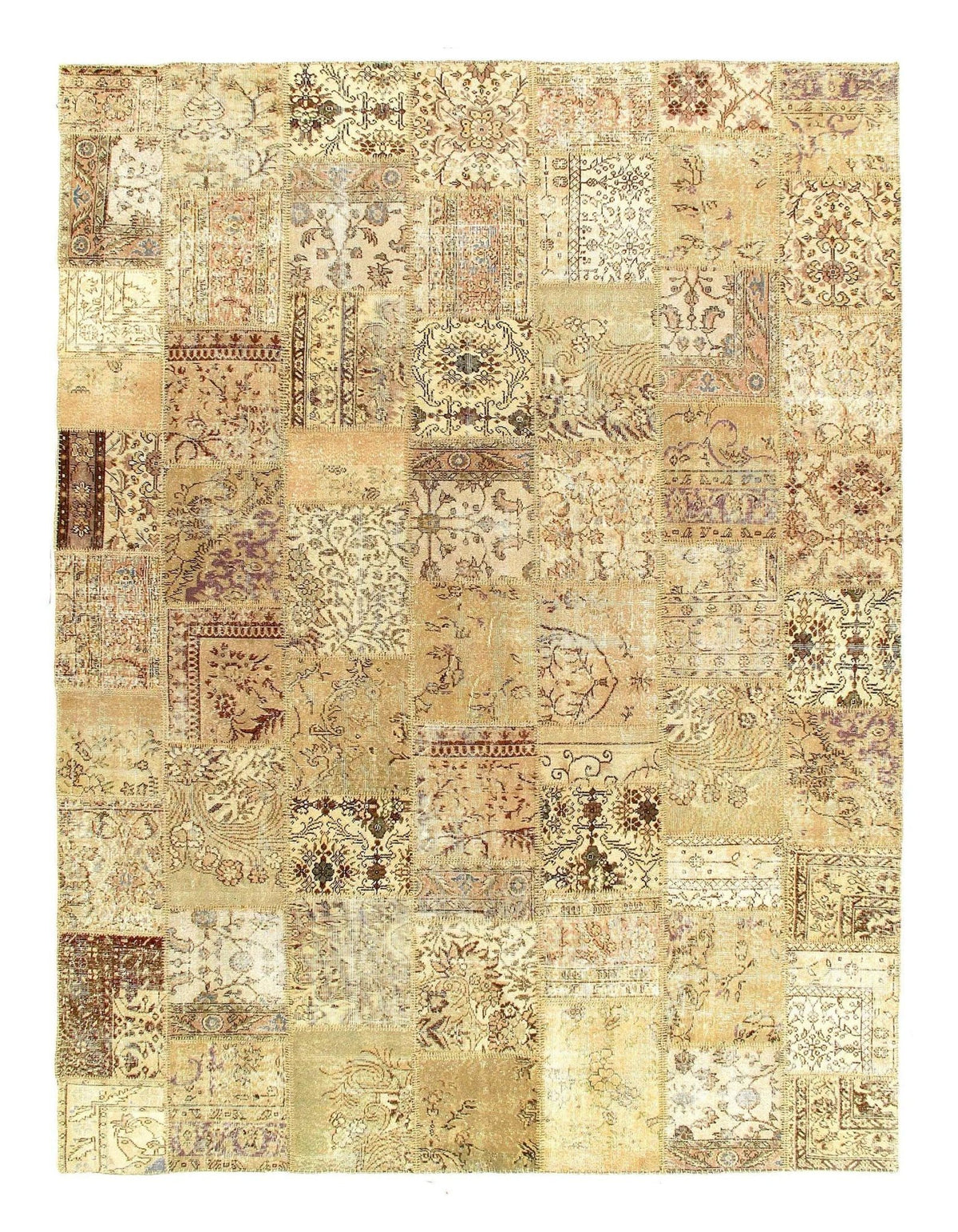 Alfombra turca de patchwork Canvello - 9'1" x 12'3"