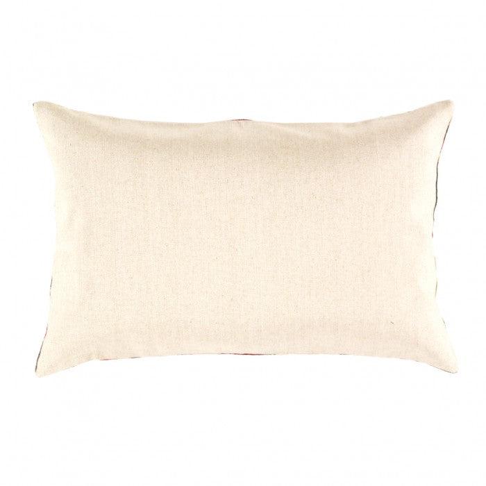 Rose Velvet Silk Ikat Pillow | Rose Colors Ikat Pillow | Canvello
