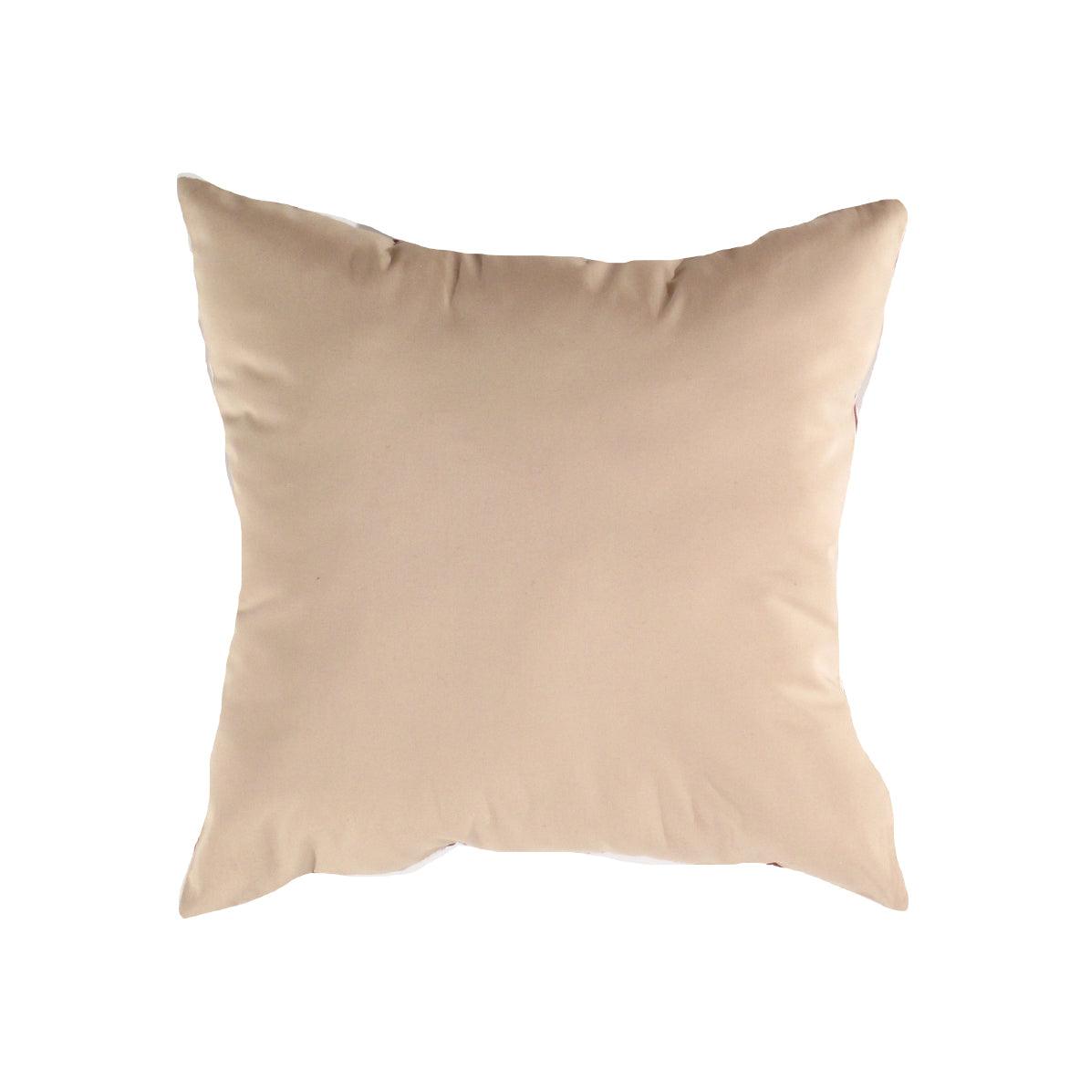 Canvello Turkish Rust Silk ikat Pillow - 20'' X 20"