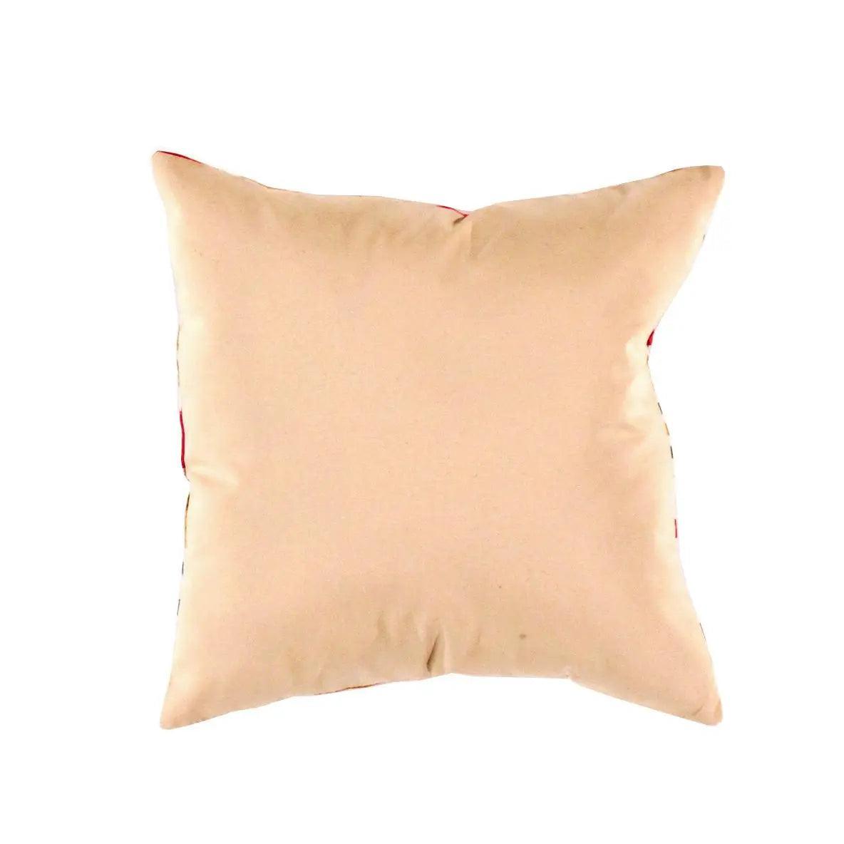Canvello Turkish Silk Ikat White Throw Pillows - TI 7