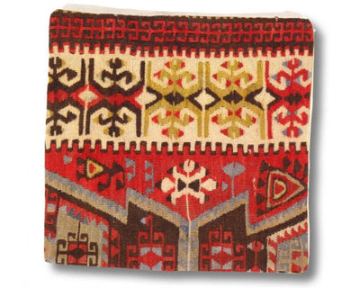 Canvello Turkish Vintage Hand Knotted Pillow - 16"x16"