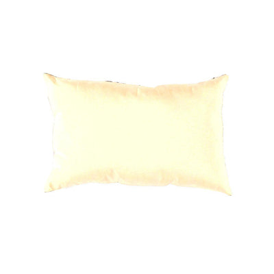 Canvello Turkish white Silk IKAT Pillow - 16" X 24" - Canvello