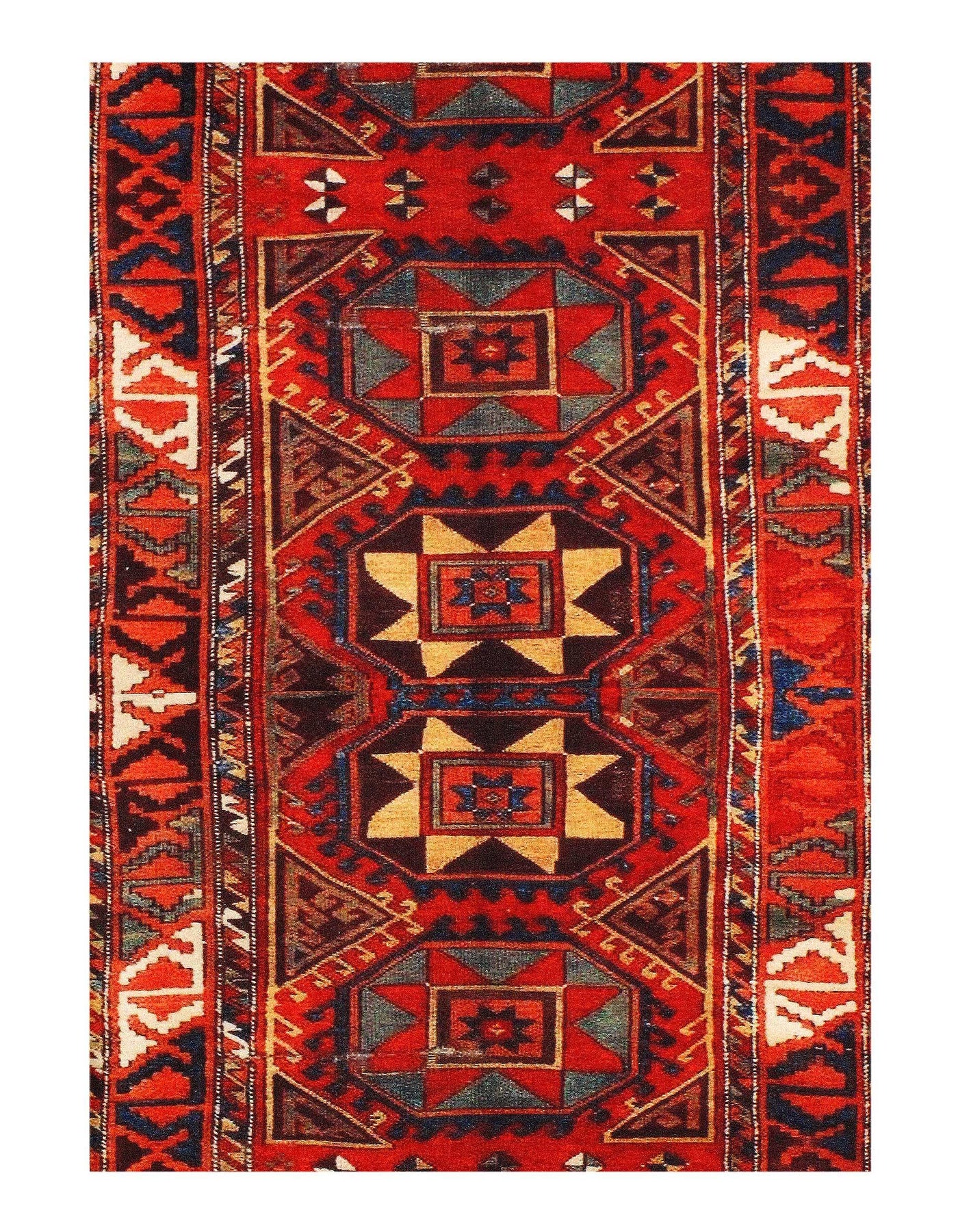 Canvello Turkman Design Velvet table cloth - 1'7'' X 4'5''