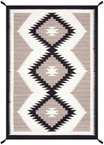 Canvello Tuscany Reversible Wool Ivory Area Rug - 4' X 5'11'' - Canvello