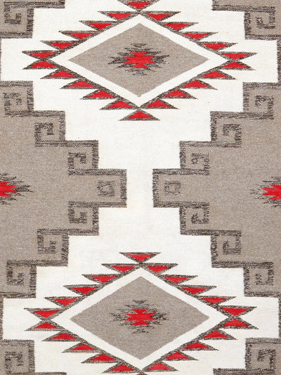 Canvello Tuscany Reversible Wool Ivory Area Rug - 4'11'' X 7'3'' - Canvello