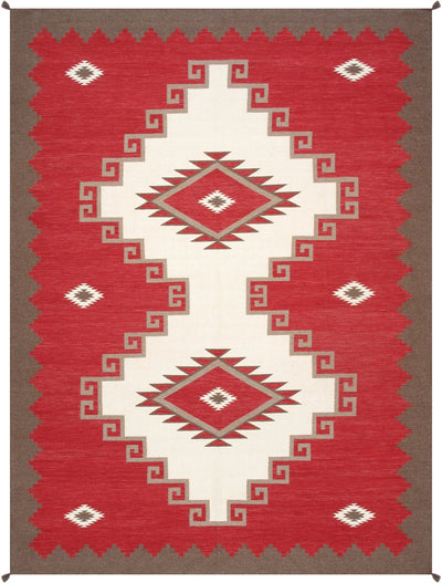 Canvello Tuscany Reversible Wool Ivory Area Rug - 9'1'' X 12' 2'' - Canvello