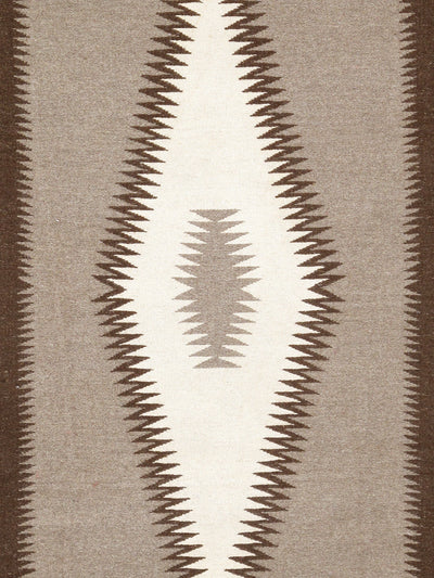 Canvello Tuscany Reversible Wool Mocha Area Rug - 2'7'' X 10' - Canvello