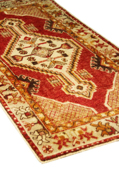 Canvello Vintage Anatolian Rust Lamb's Wool Area Rug - 2'7" X 5'1" - Canvello