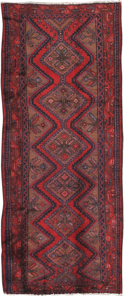 Canvello Vintage Antique Hamadan Camel Rug - 5'5" X 9'1" - Canvello