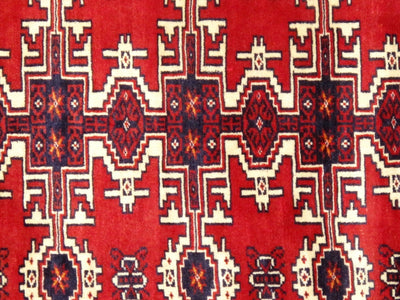 Canvello Vintage Balouch Large Red Area Rugs - 3'11" X 5'4" - Canvello