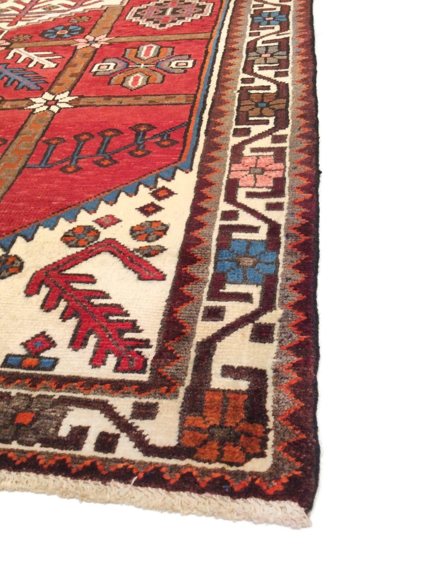 Canvello Vintage Balouch Large Red Area Rugs - 3'11" X 5'4" - Canvello