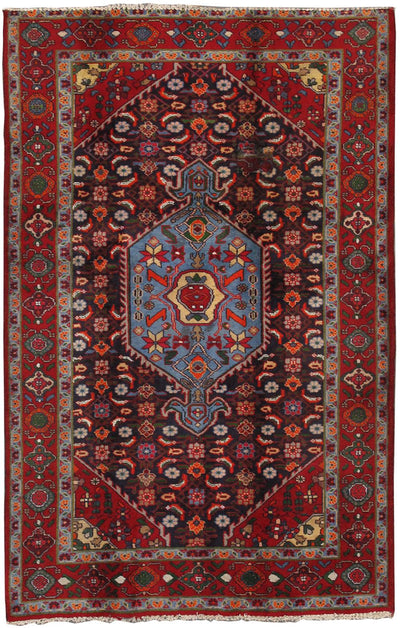 Canvello Vintage Bidjar Red Kitchen Rugs - 4'4" X 6'6" - Canvello