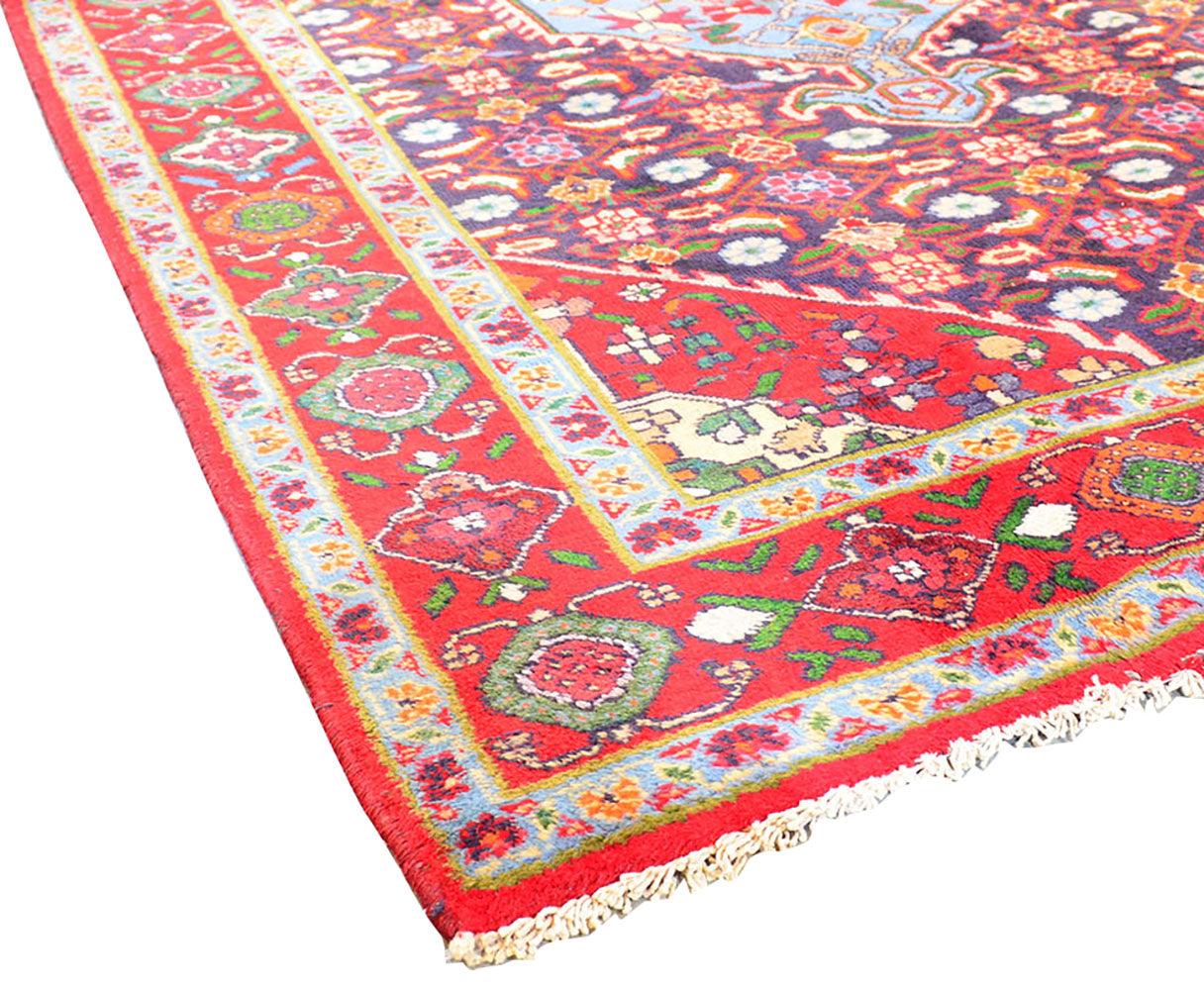 Canvello Vintage Bidjar Red Kitchen Rugs - 4'4" X 6'6" - Canvello