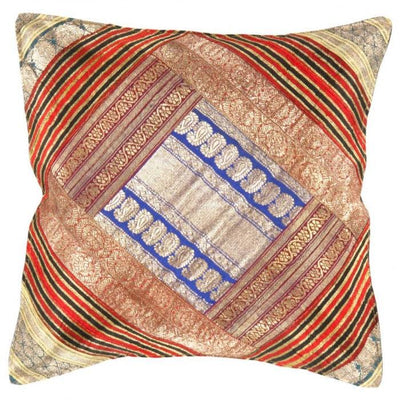 Vintage Sari Silk Pillow Case | Sari Silk Pillow | Canvello