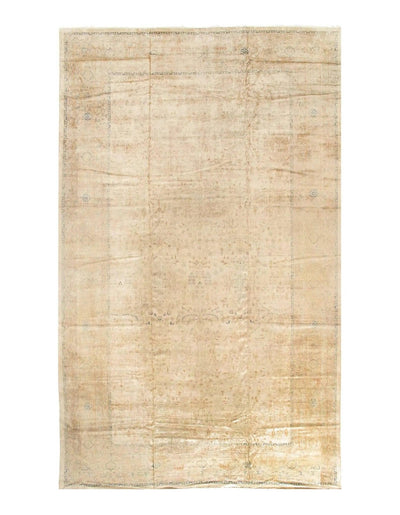 Canvello Vintage Early 20th Beige Indo Lar Rug - 12' X 20'7'' - Canvello