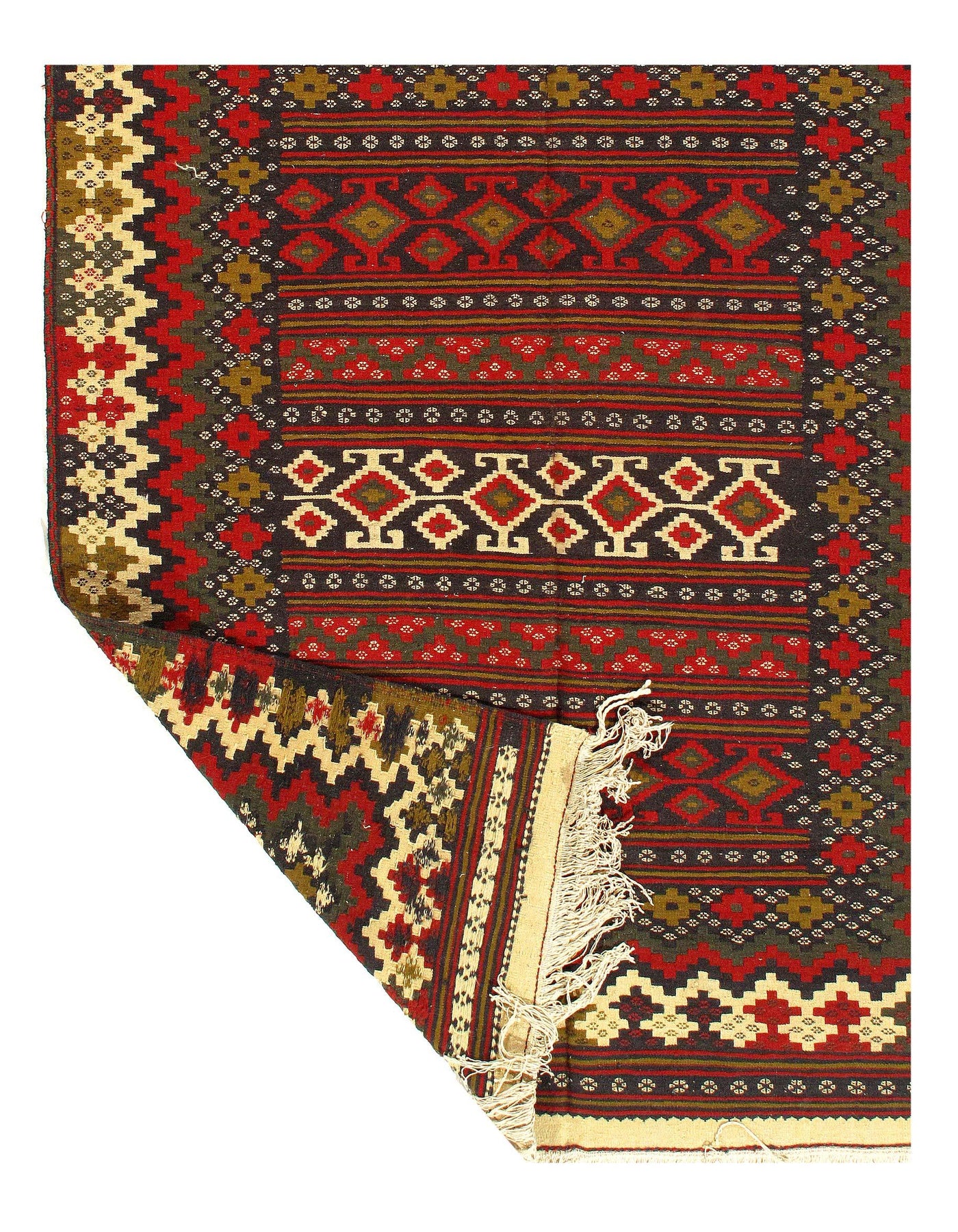 Canvello Vintage Hand Knotted Bakhtiari Rugs - 4'11'' X 6'6''
