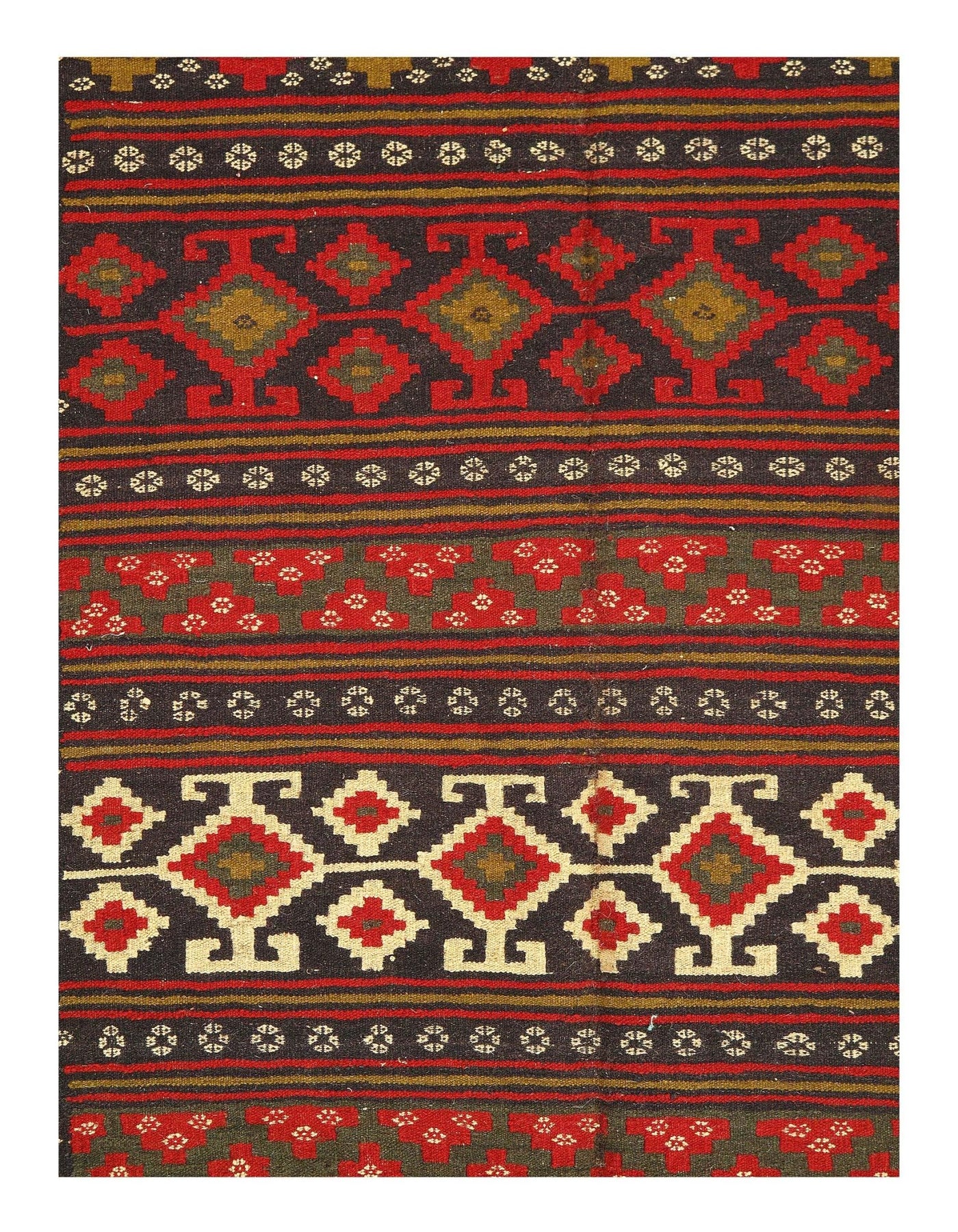 Canvello Vintage Hand Knotted Bakhtiari Rugs - 4'11'' X 6'6'' - Canvello