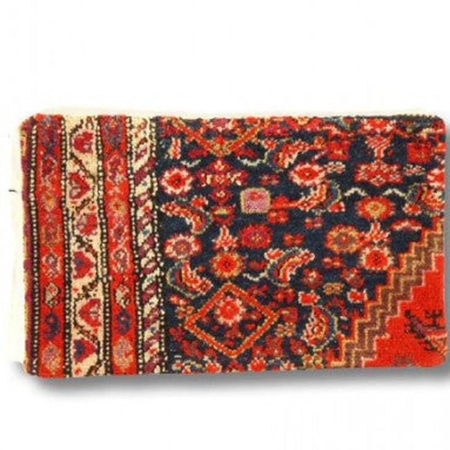 Canvello Vintage Hand Knotted Farahan Rug Pillow - 12" X 20" - Canvello