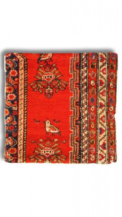 Canvello Vintage Hand Knotted Farahan Rug Pillow - 20" - Canvello