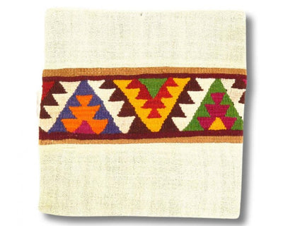 Canvello Vintage Hand Knotted Turkish Kilim Pillow - 20"x 20" - Canvello