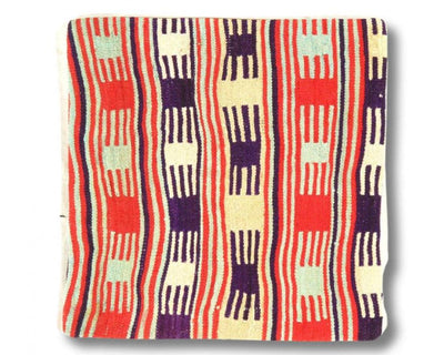 Canvello Vintage Hand Knotted Turkish Kilim Pillow - 20"x 20" - Canvello