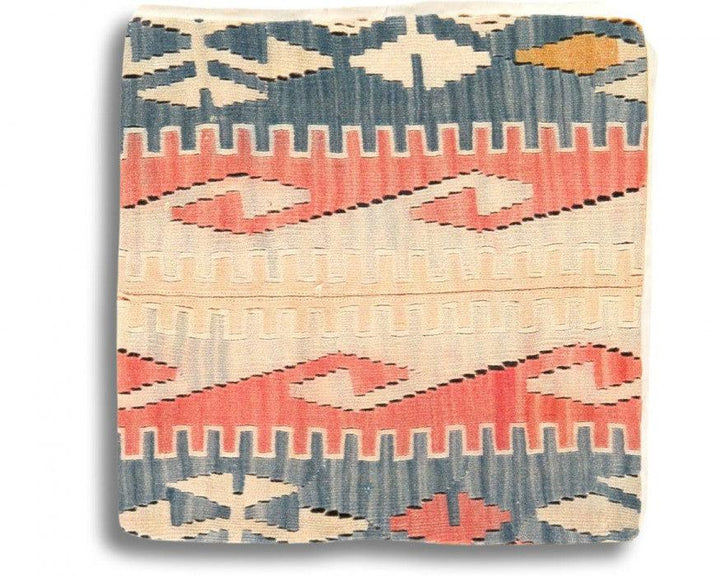 Alfombra de lana kazaka caucásica antigua del siglo XVIII para sala de estar - 3'7'' X 7'5''
