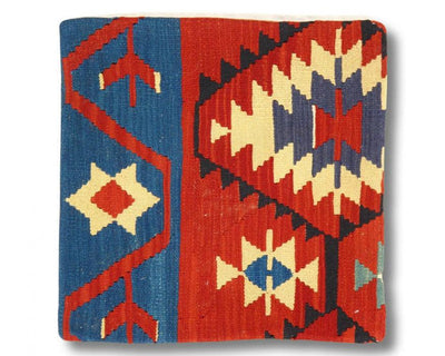 Canvello Vintage Hand Knotted Turkish Kilim Pillow - 20"x 20" - Canvello