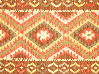 Canvello Vintage Kilim Multi Lamb's Wool Area Rug - 3'3" X 5'1" - Canvello