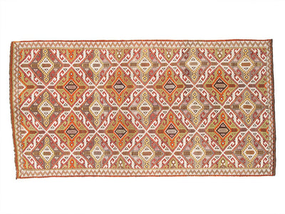 Canvello Vintage Kilim Multi Lamb's Wool Area Rug - 5'4" X 10'4" - Canvello