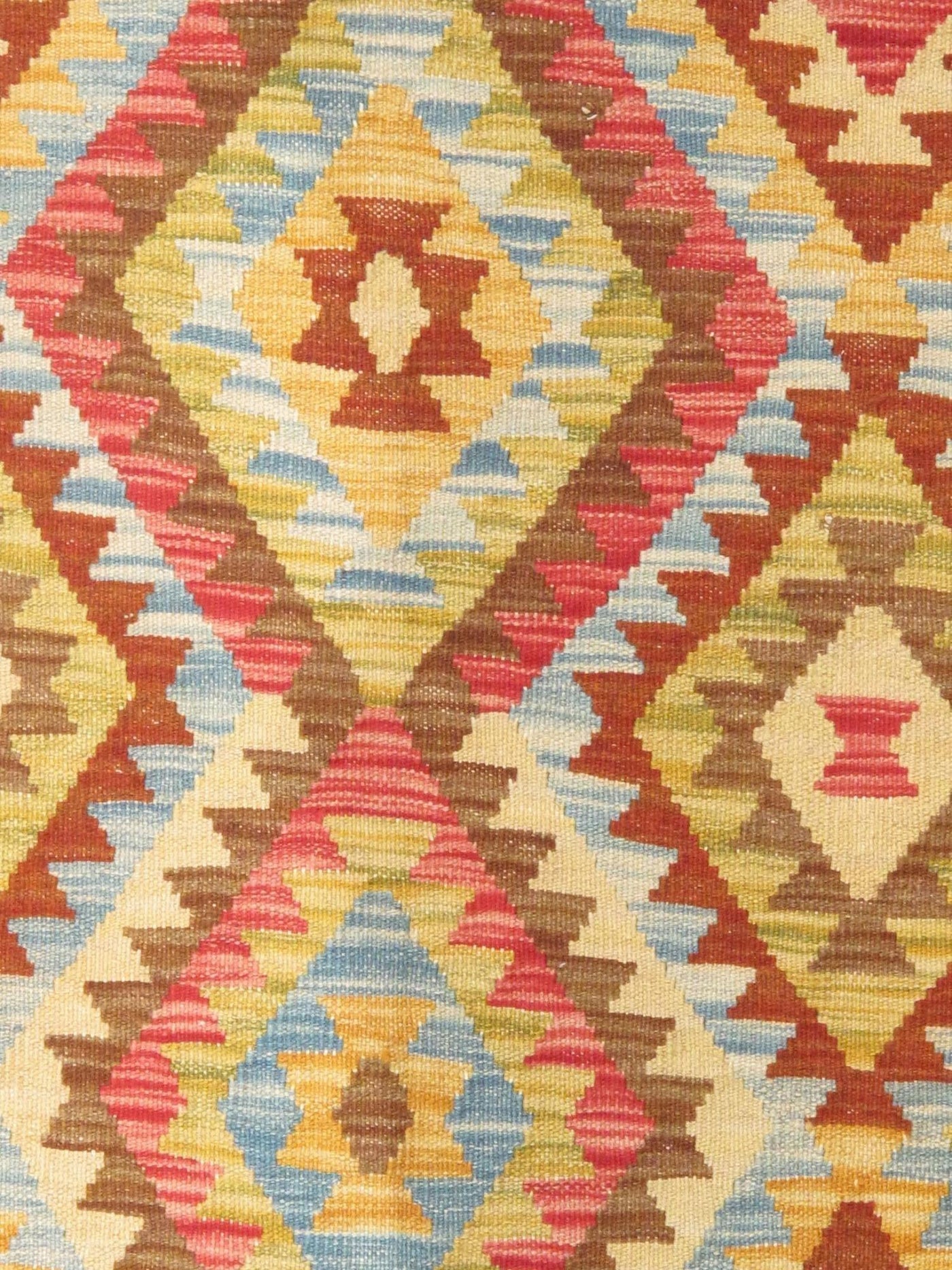 Canvello Vintage Kilim Multi Wool Area Rug - 5' X 6'9" - Canvello