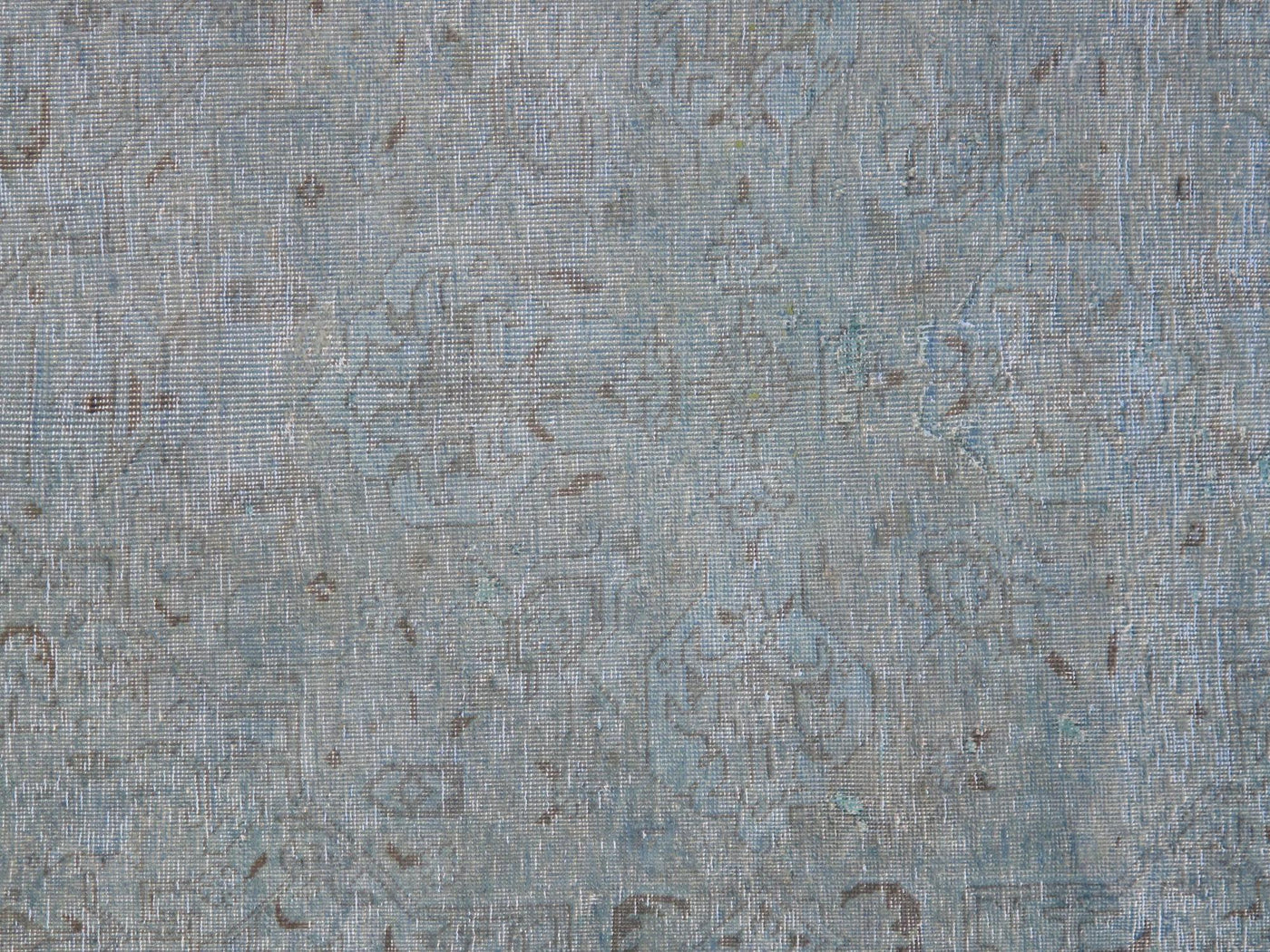 Canvello Vintage Lamb's Wool Blue Overdyed Rug - 9'5" X 12'8" - Canvello