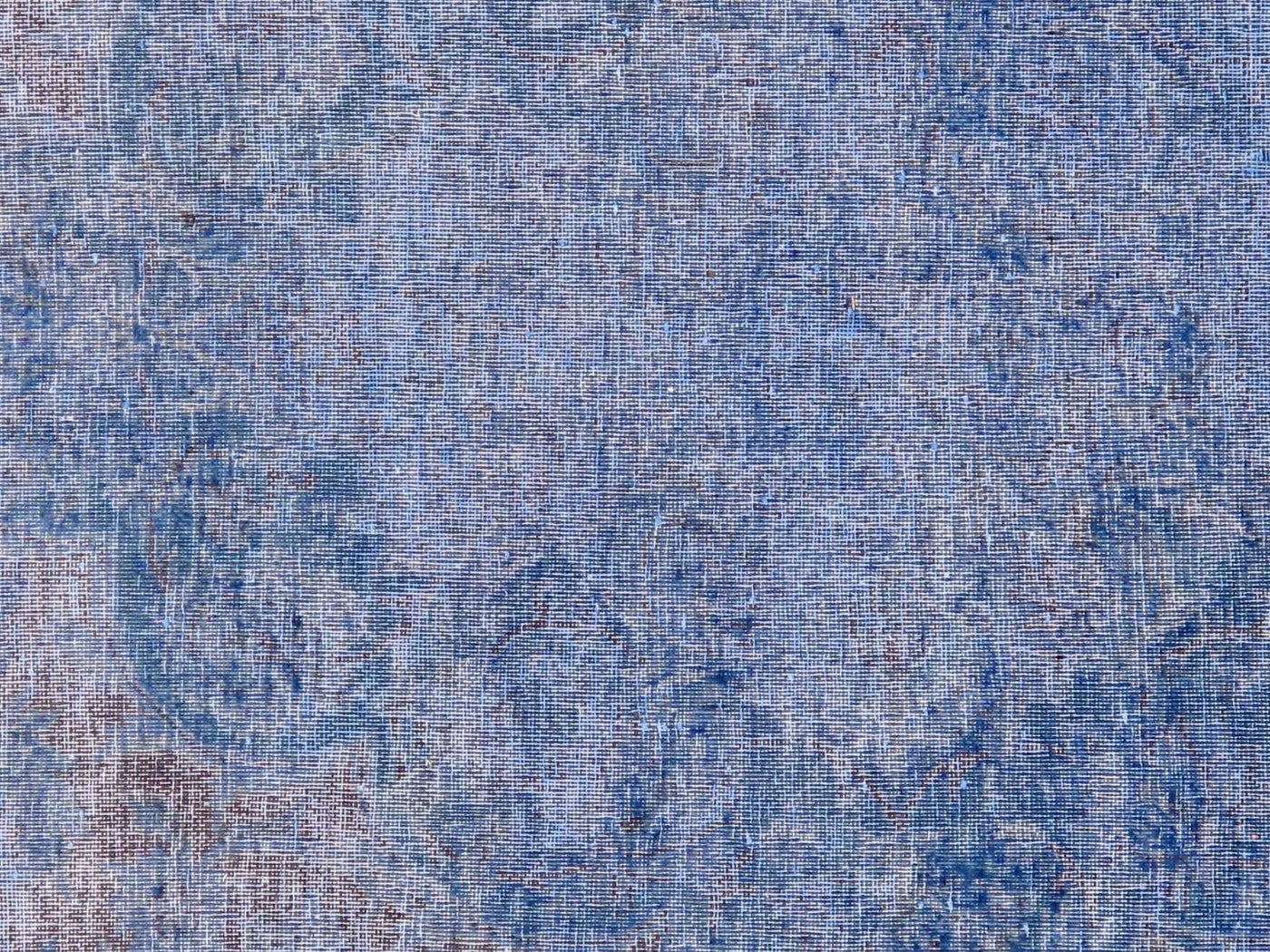 Canvello Vintage Lamb's Wool Overdyed Blue Rug - 10'1" X 12'6" - Canvello