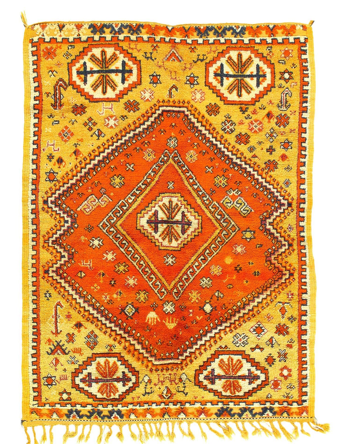 Canvello Vintage Moroccan Area Rug - 4'7'' X 6'4'' - Canvello