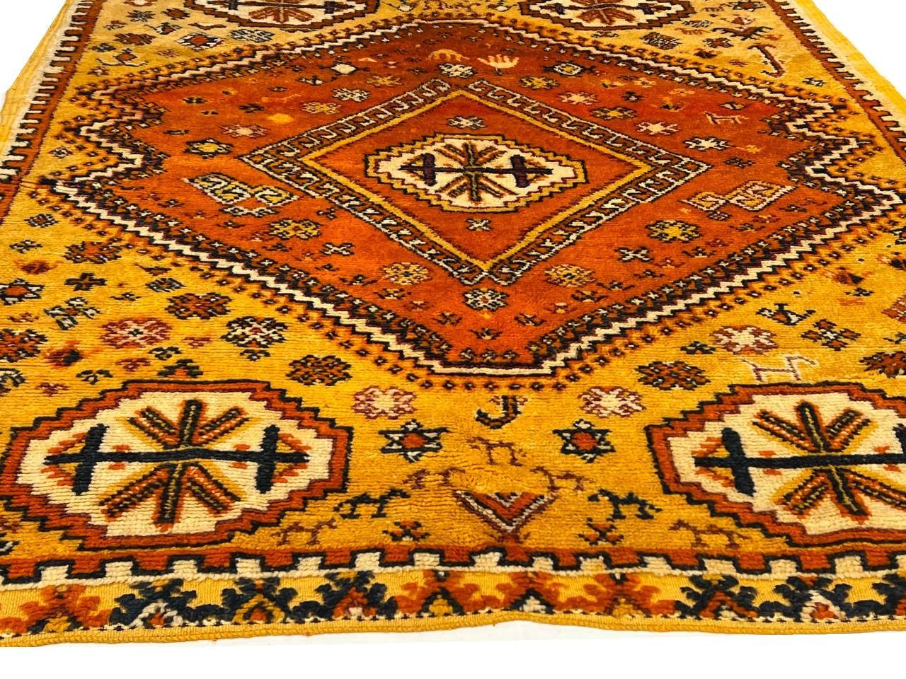 Canvello Vintage Moroccan Area Rug - 4'7'' X 6'4'' - Canvello