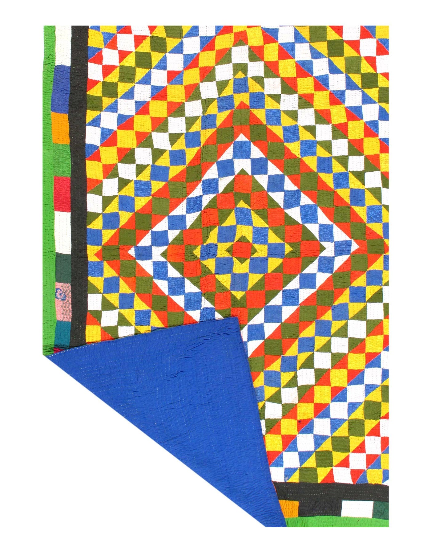 Vintage Multi Color Modern Textile rug 4'11'' X 7'3''