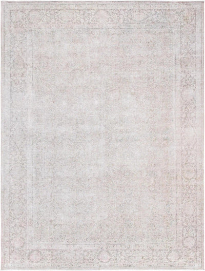 Canvello Vintage Overdyed Beige Persian Rug - 9' X 12'2"
