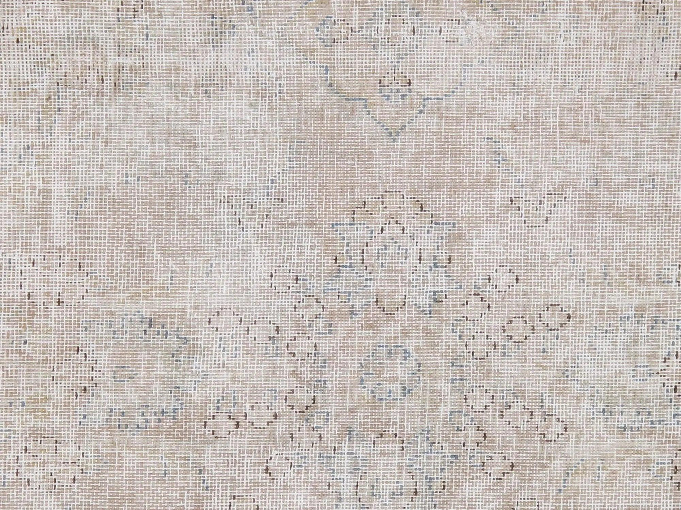 Canvello Vintage Overdyed Beige Silkroad Rug - 9' X 12'2" - Canvello