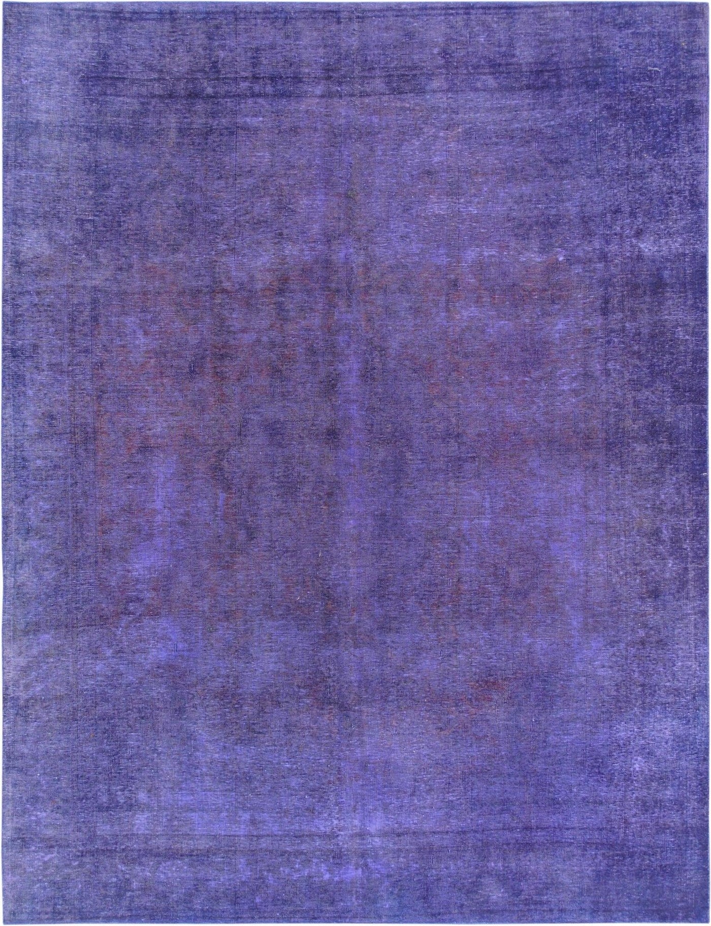 Canvello Vintage Overdyed Purple Area Rug - 8' X 10'6" - Canvello