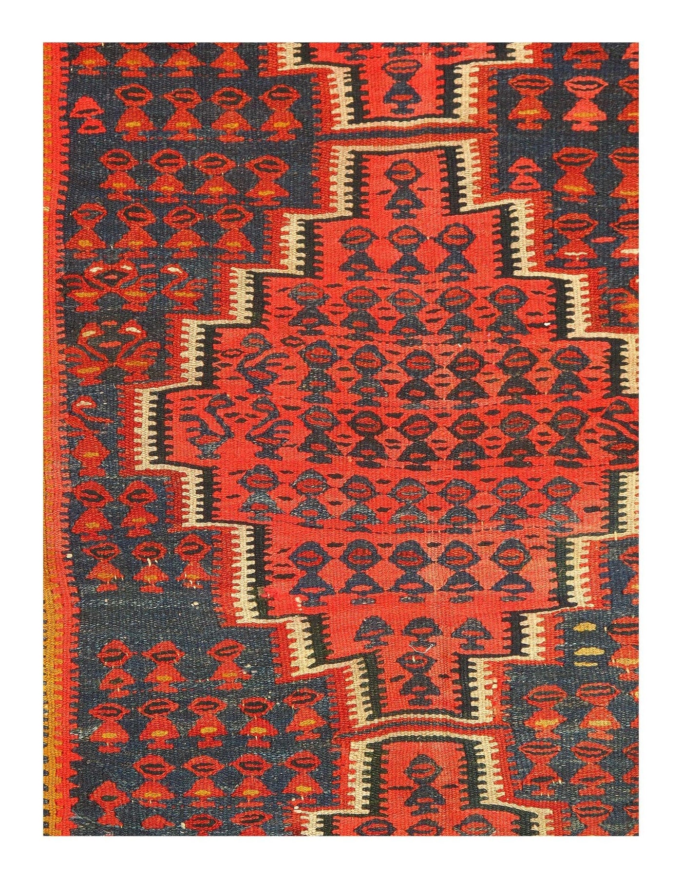 Canvello Vintage Red Silkroad Shiraz Rug - 3'8'' X 8'3'' - Canvello