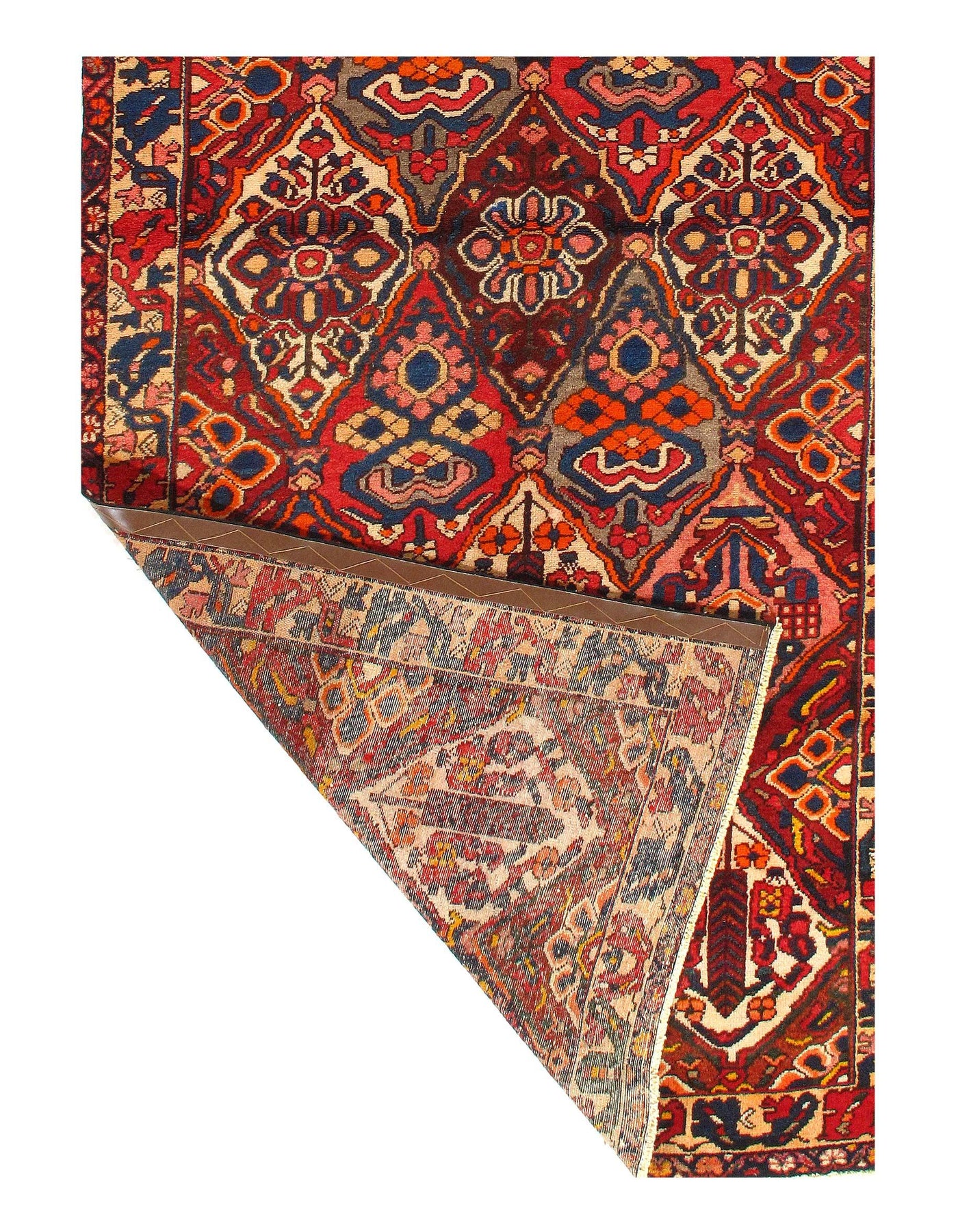 Canvello Vintage Persian Bakhtiari Rug - 5' x 10'6''