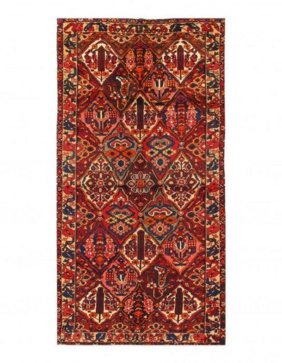 Canvello Vintage Silkroad Bakhtiari Rug - 5' x 10'6'' - Canvello