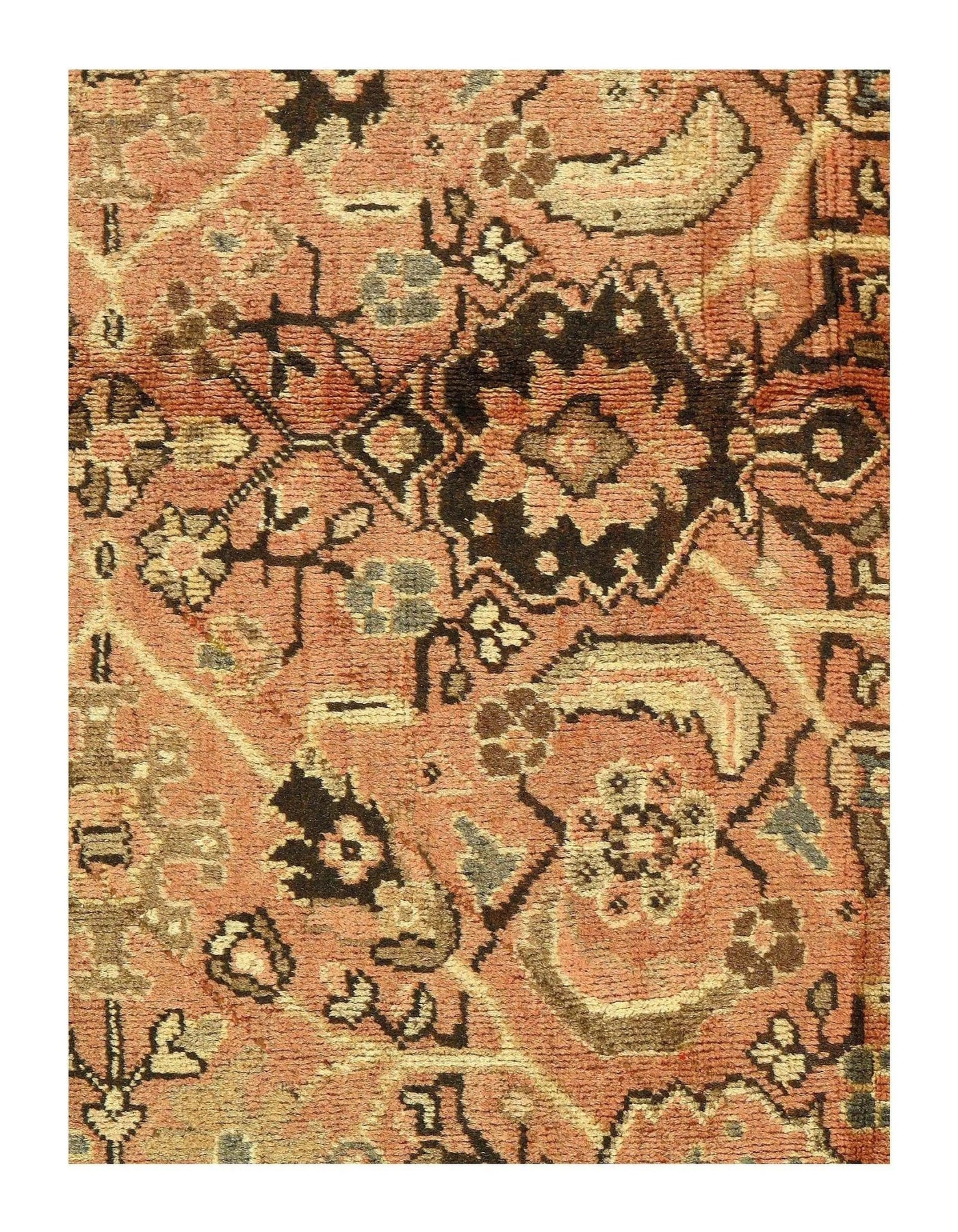 Canvello Vintage Silkroad Mahal Salmon Rug - 10'8'' X 13'8'' - Canvello