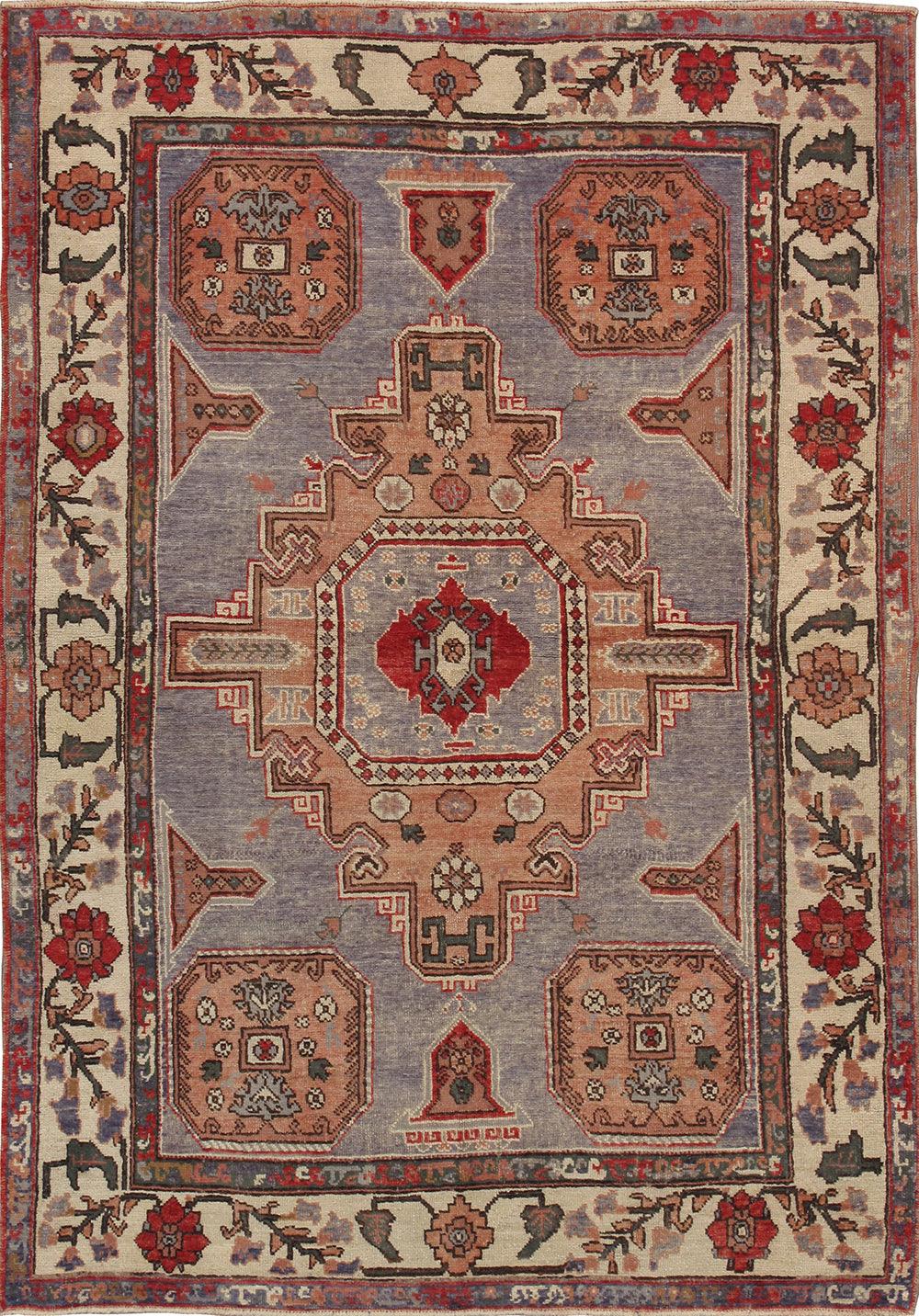 Canvello Vintage Sivas Lamb's Wool Area Rug - 4'8" X 6'8" - Canvello